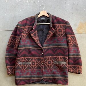 Vintage Woolrich Mens Patterned Jacket